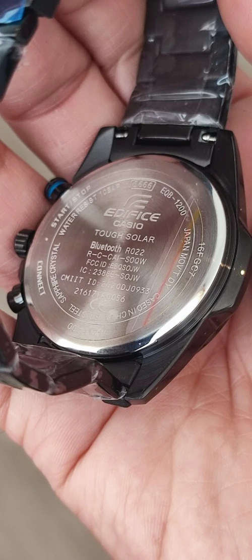 Montres CASIO EDIFICE EQB-1200DC-1A Full Black