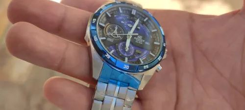 Montres CASIO EFR-556DB-2 Blue/acier