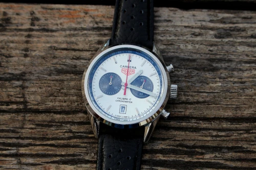  Montres pour hommes TAG HEUER Carrera Calibre 17 Blanche