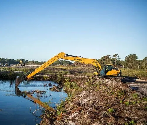 Pelteuse grande fleche Hyundai 