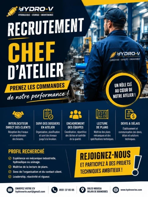 Chef d'atelier