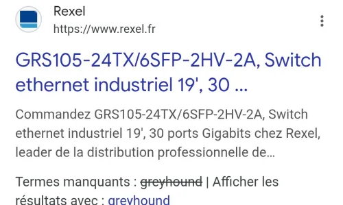 Switch industriel 