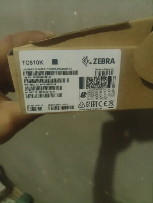 Ordinateur de poche zebra tc510k
