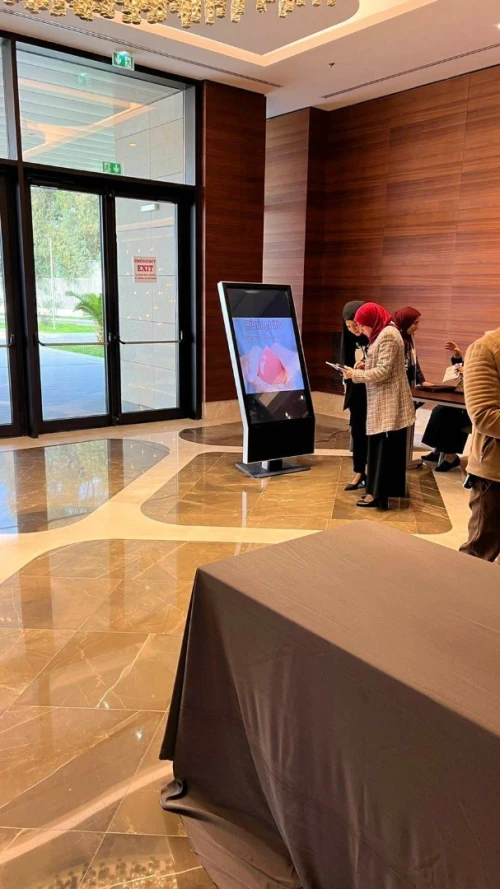 Location de bornes interactives tactiles et écran d'affichage