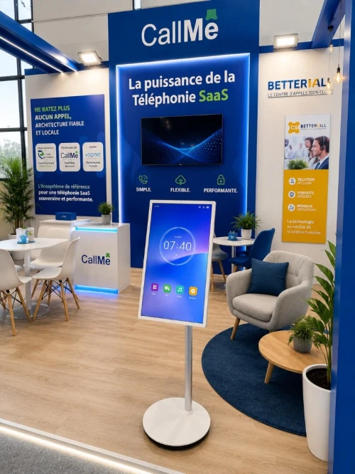 Bornes tactiles et totem