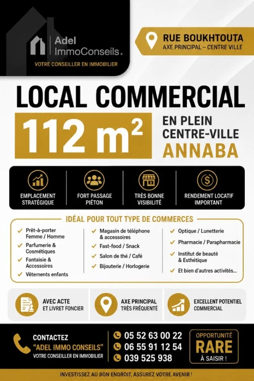 Vente Local Annaba Annaba
