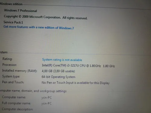 Pc Dell i3 3 eme génération ndhif fih la batterie na9sa chwiya 