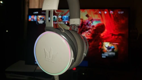 Casque Gaming 7.1 RGB White Maestro Hall of fame