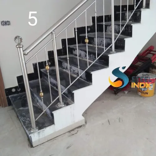 rampe d'escalier en inox