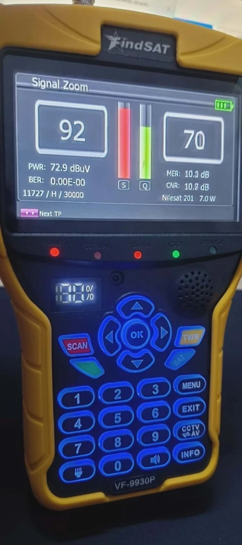 Détecteur de Signal findsat vf-9930 max 9930 pro