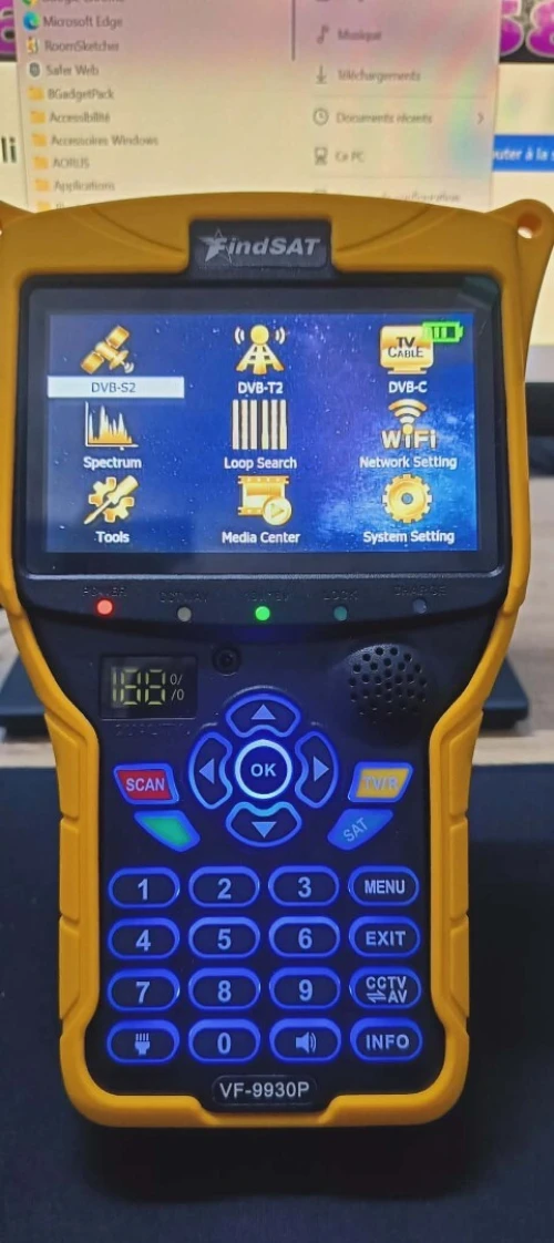 Détecteur de Signal findsat vf-9930 max 9930 pro