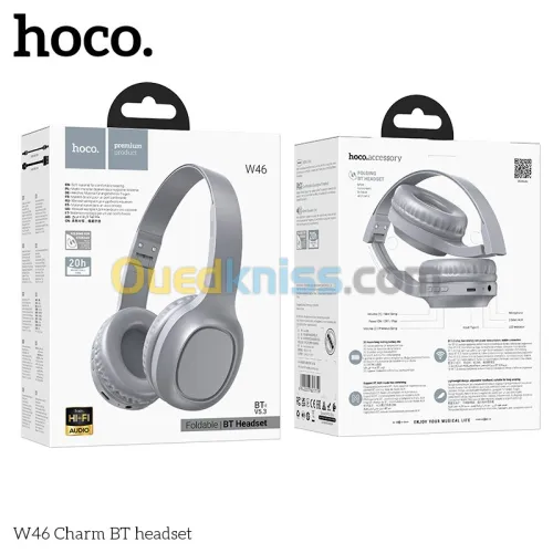 Casque W46 hoco 20h
