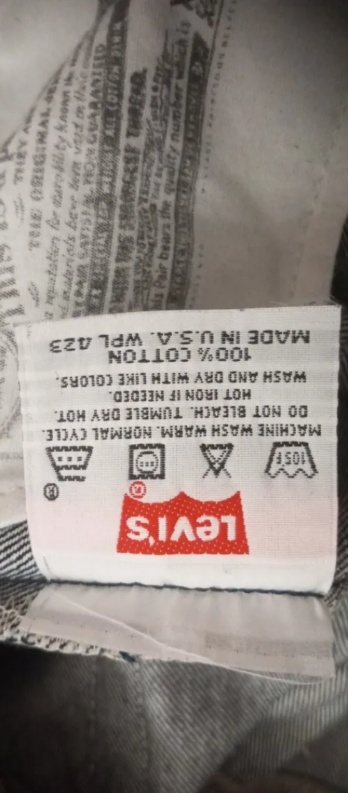 LEVI'S JEAN 501 SHRINK TO FIT USA