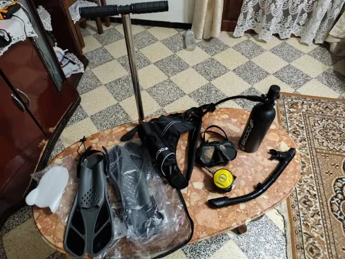 Bouteille de plongée sous marine rechargeable kit complet  