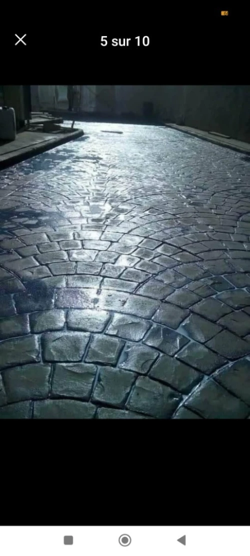 Béton imprimé décoratifs professionnel 