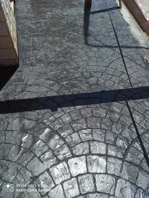 Béton imprimé décoratifs 