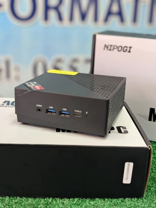 NIPOGI MINI PC AM06PRO / Ryzen 7 5825U / 32GB DDR4 / 512GB SSD NVME