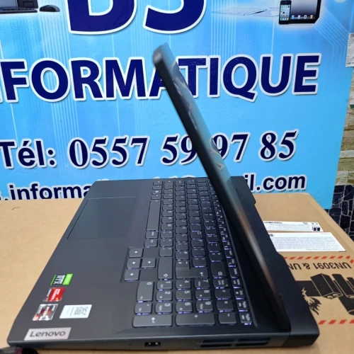   Lenovo IdeaPad Gaming 3 ryzen 5 7535HS RAM 16 GB DDR 5 512SSd RTX 4050 6GB écran 15.6 FUL HD 120HZ Neuf jamais utilisé
