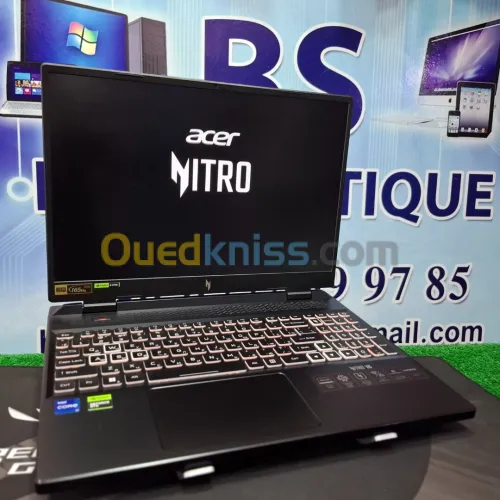 ACER NITRO 16 AN16-51 I7 12700H 16GO RAM 1TO SSD 16.1 FHD+ 165HZ RTX 4050 6GB GDDR6 