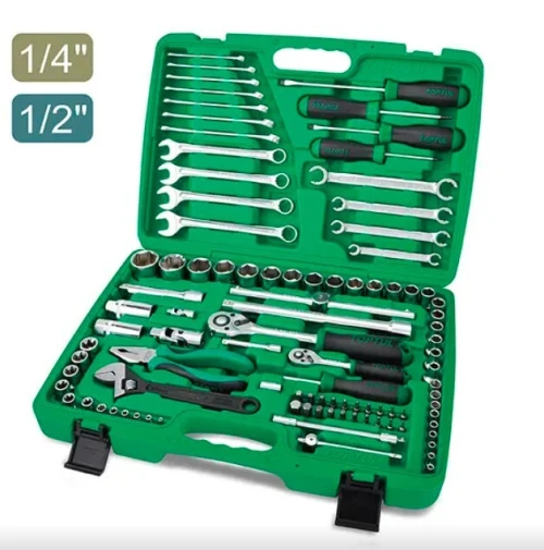 Caisse d'outils 96 pièces 1/4" et 1/2" DR. GCAI9601 TOPTUL