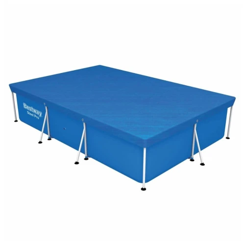 Bâche 4 saisons rectangle 304x205cm pour piscine Steel Pro 300x201cm 58106 BESTWAY
