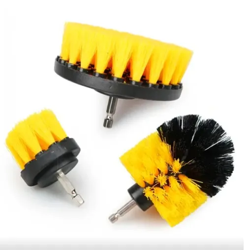 Ensemble de 3 PCS brosses de perceuse 77554 TOLSEN