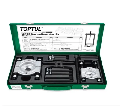 Kit de séparateur de roulement 12 pièces JGAD1201 TOPTUL