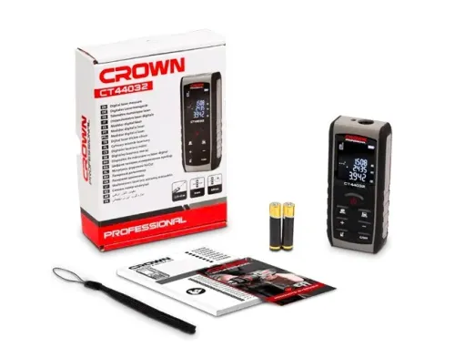 Télémètre laser 40m anti-choc CT44032  CROWN
