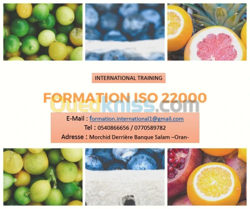 Formation ISO 22000