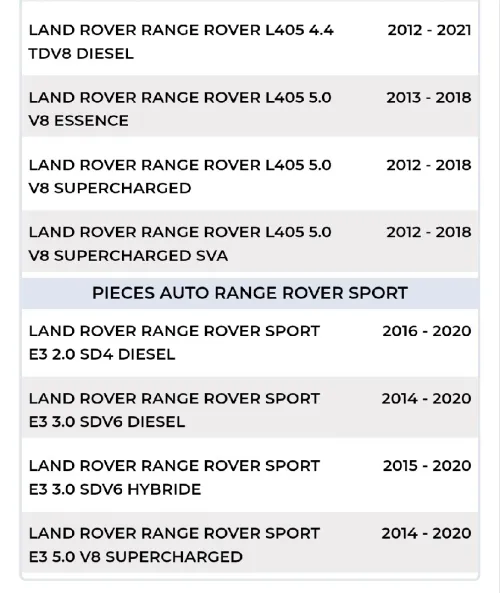 Disque de frein Land Rover Range Rover Volkswagen