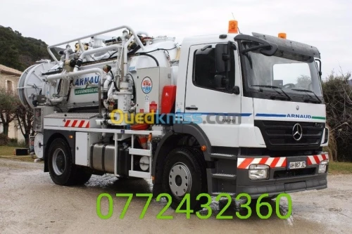 Service vidange curage débouchage 
