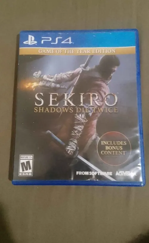 CD Sekiro Shadows Die Twice PS4