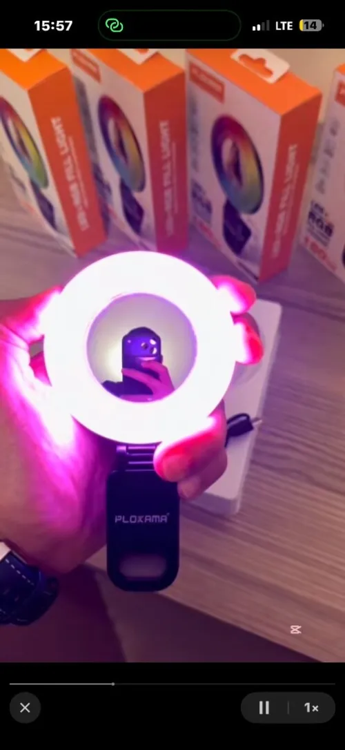 Ring light rgb+led