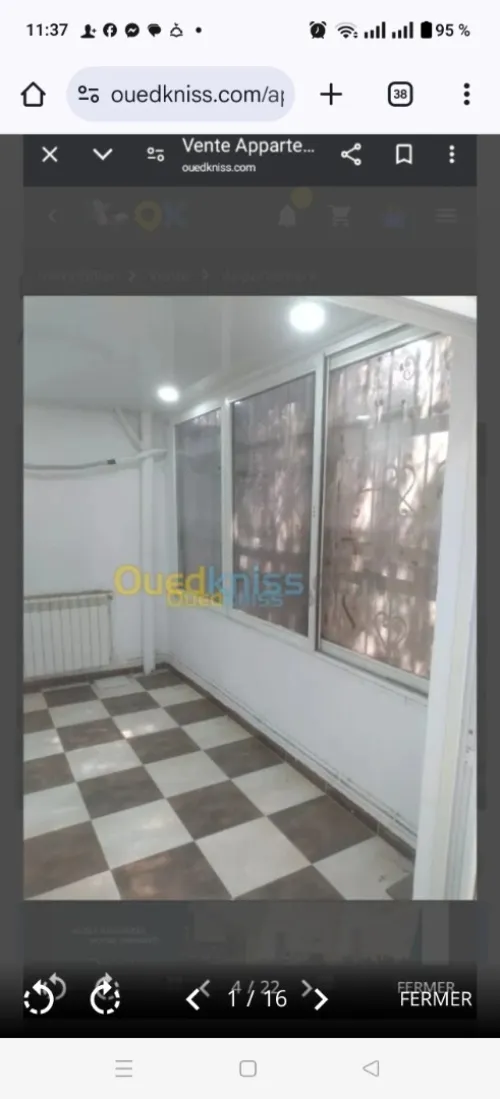 Vente Appartement F4 Alger Kouba