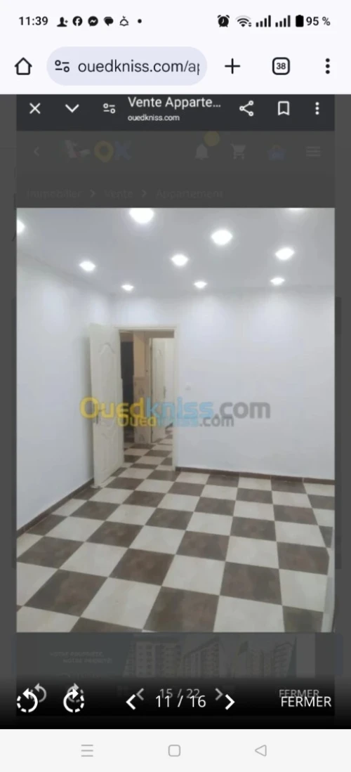 Vente Appartement F4 Alger Kouba