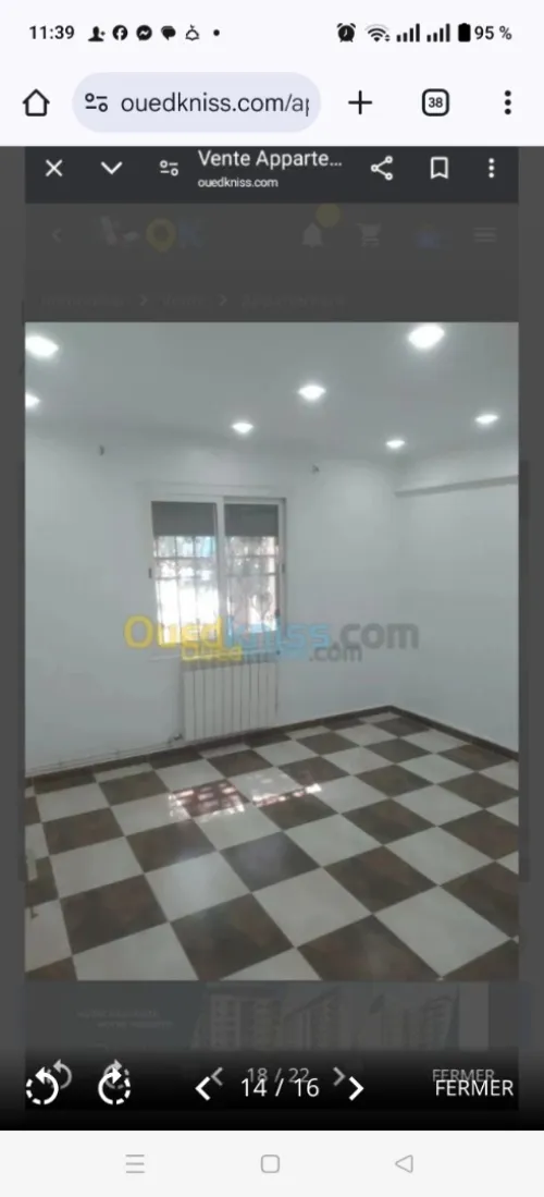 Vente Appartement F4 Alger Kouba