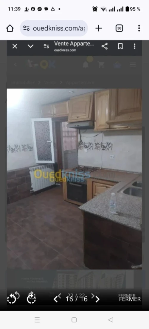 Vente Appartement F4 Alger Kouba