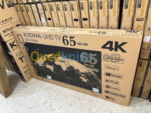 KIOWA 65 pouces 4K Smart Google tv 95000 da
