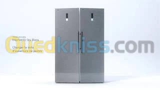 Iris twins ( cengelateur + réfrigérateur ) inox ventilé 165000 da