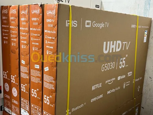 TV 50/55/65 pouces Iris GOOGLE TV 4k Smart Android 11