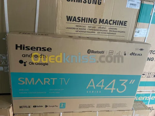 BIG PROMO Hisense 43 pouce Smart android 41900 da