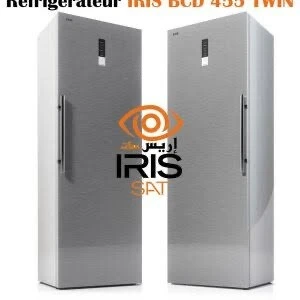 Iris twins ( cengelateur + réfrigérateur ) inox ventilé 165000 da