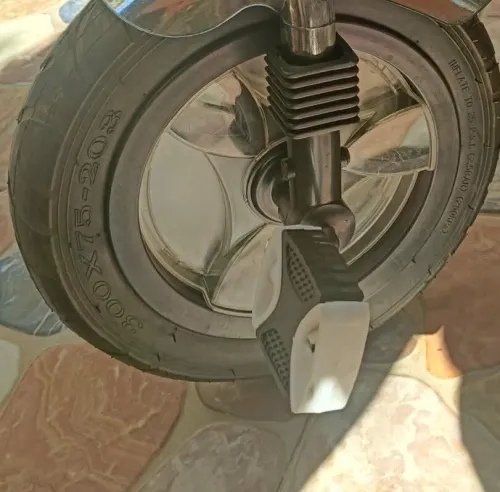 Vélo poussette.