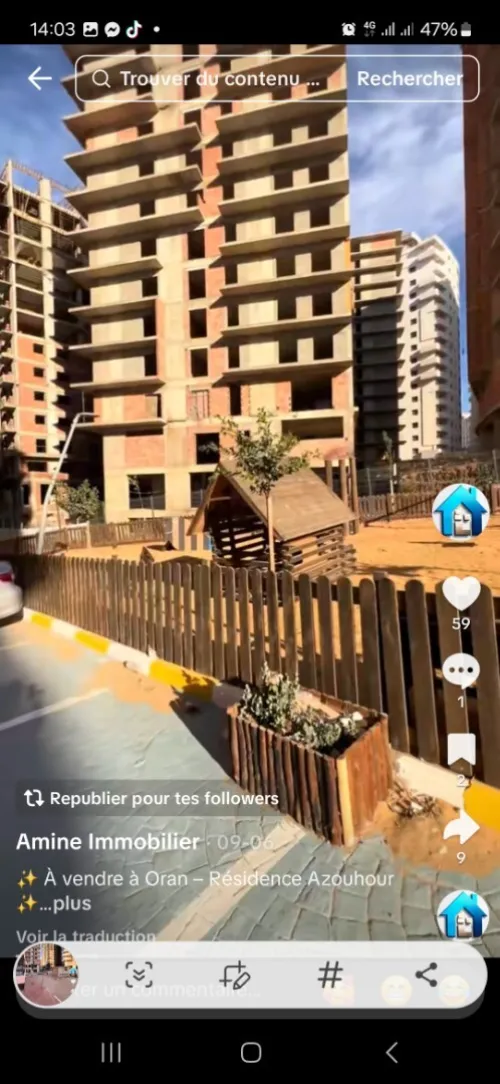 Location Appartement F3 Oran Bir el djir
