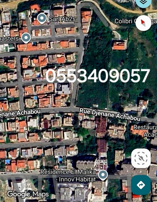 Vente Terrain Alger Dely brahim