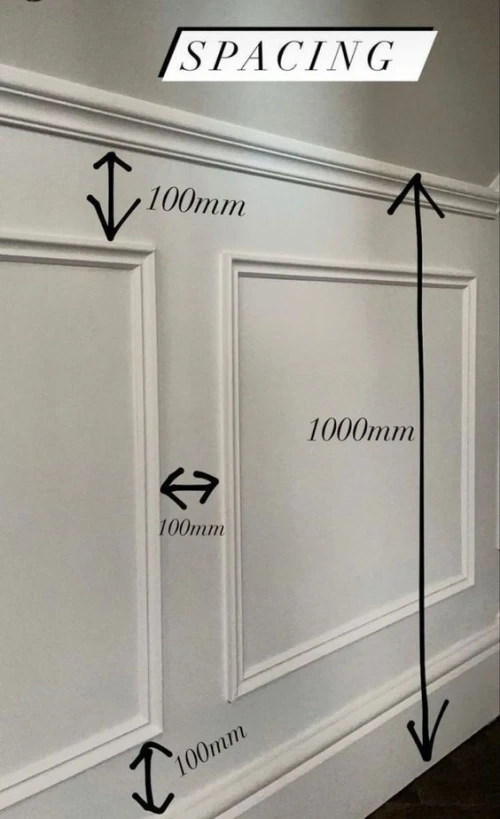 moulure murale pvc