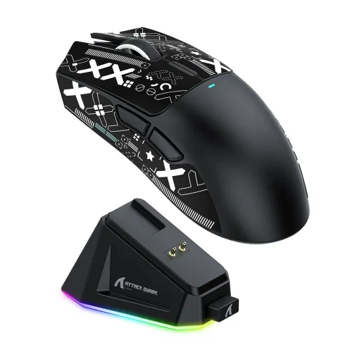 ATTACK SHARK X11 Wireless Gaming Mouse with Charging Dock