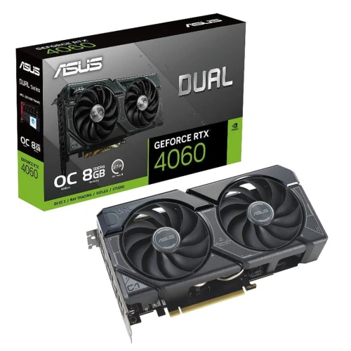 CARTE GRAPHIQUE ASUS DUAL RTX 4060 8gb BLACK OC