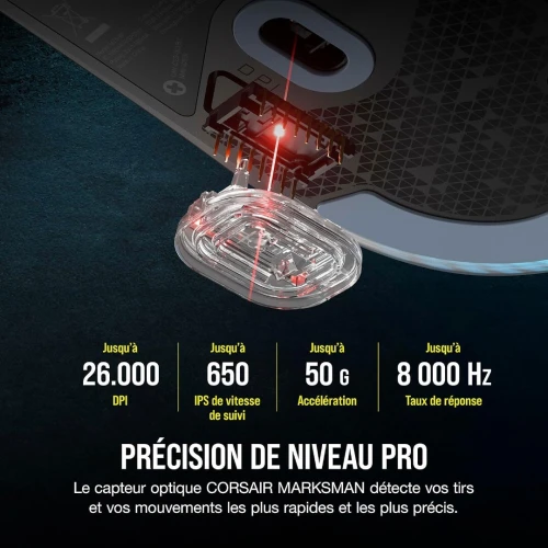 Corsair Gaming M75 (Noir)