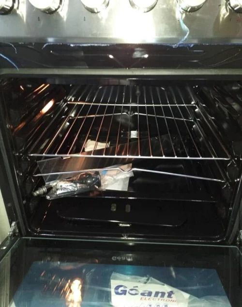 Cuisinière Géant CRISTAL Inox 4 feux 60 cm